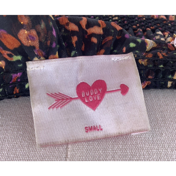 BuddyLove Maxi Dress Cottagecore Hattie Floral Puff Sleeves Romantic Fall S - Picture 6 of 8